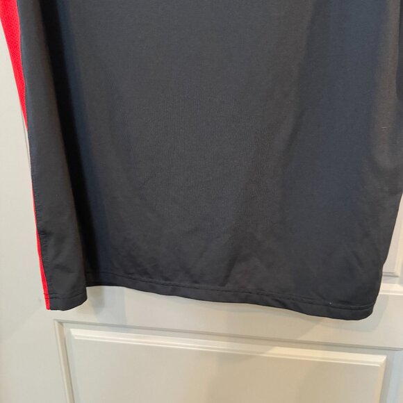 REEBOK | Mens Medium Athletic Shirt Black and Red - Picture 5 of 8